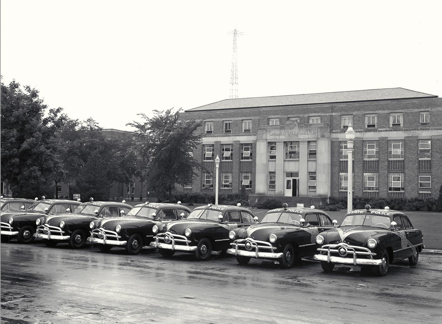 1949 Lansing Michigan State Police receiving forty  0401-1163