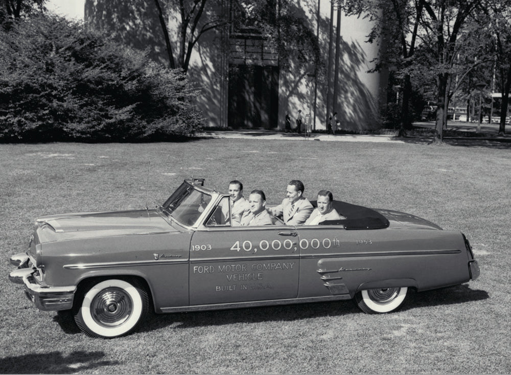 1953 Mercury 40 millionth car produced Ford brothe  0401-1243