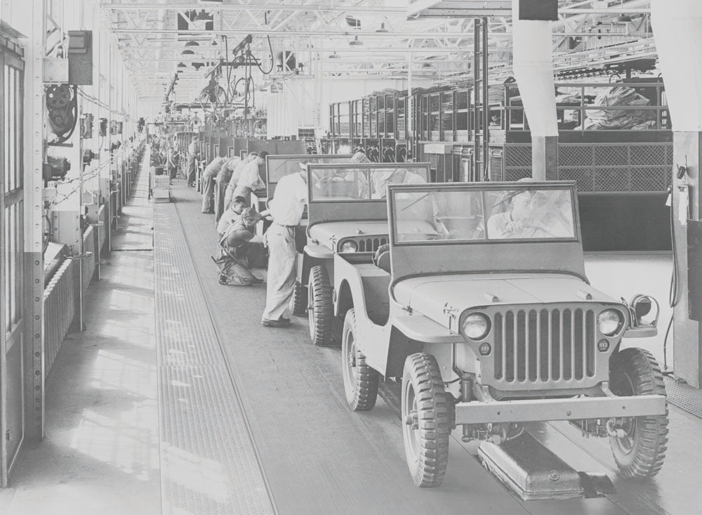 1945 Ford Jeep assembly line 0401-1257