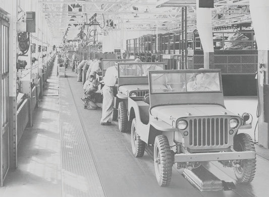 1945 Ford Jeep assembly line 0401-1257