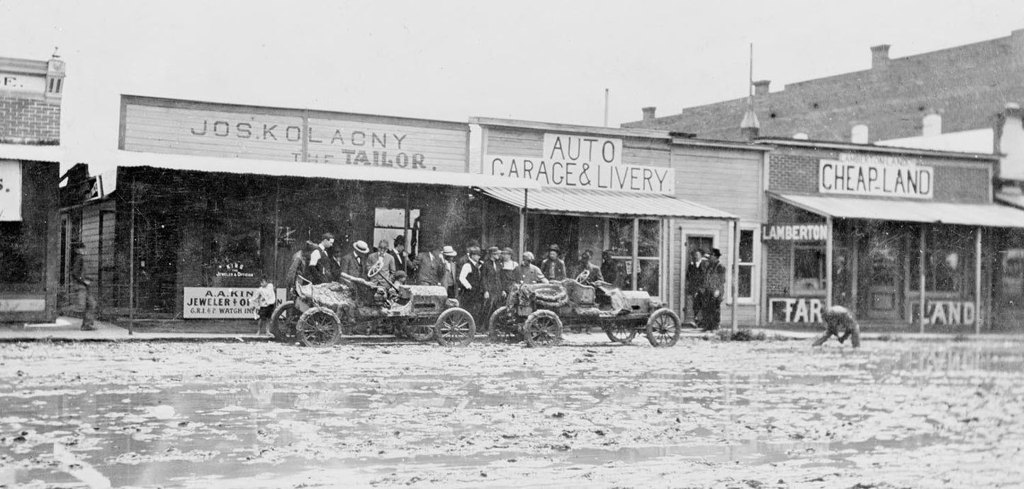 1909 Ford Model Ts in New York to Seattle race  0401-1346