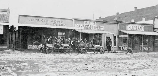 1909 Ford Model Ts in New York to Seattle race  0401-1346