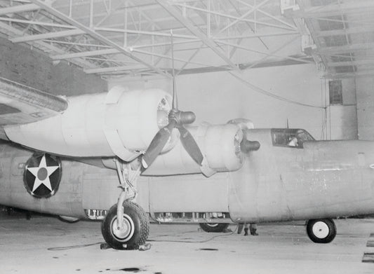 1942 Ford Willow Run Plant first B 24 off assembly  0401-1384