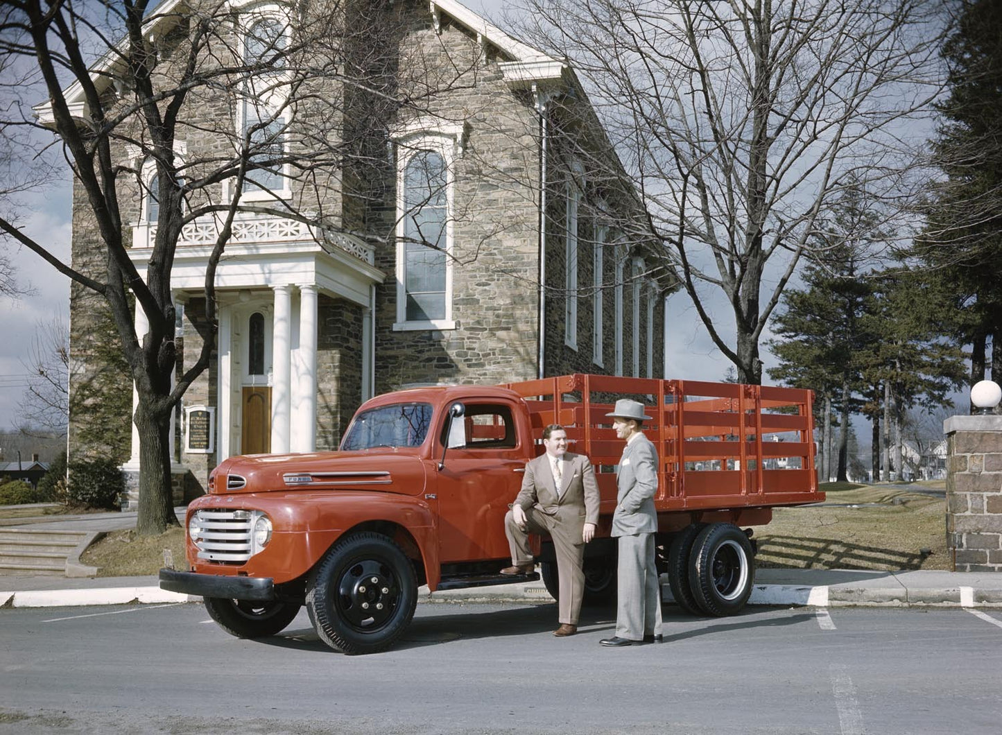 1949 Ford F 5 stake truck  0401-1399