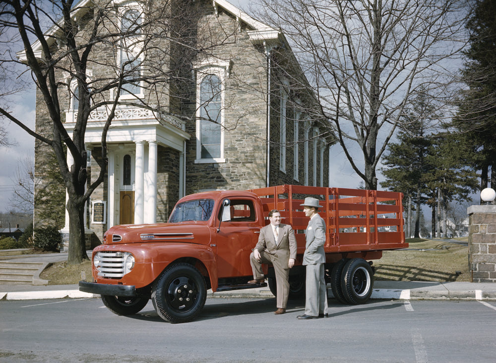 1949 Ford F 5 stake truck  0401-1399