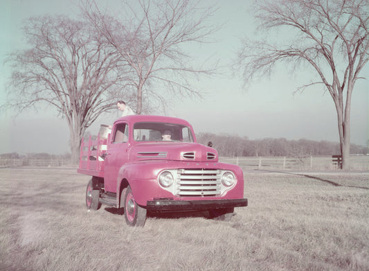 1950 Ford F 7 stake truck  0401-1420