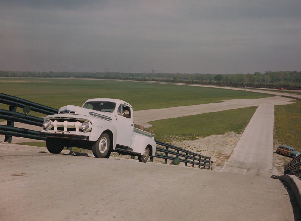 1951 Ford F 1 on Dearborn Test Track 0401-1438