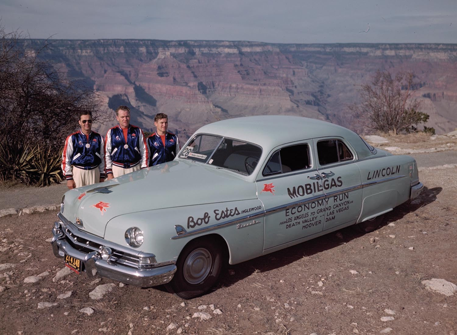 1951 Lincoln Mobil Gas Economy Run entry  0401-1467