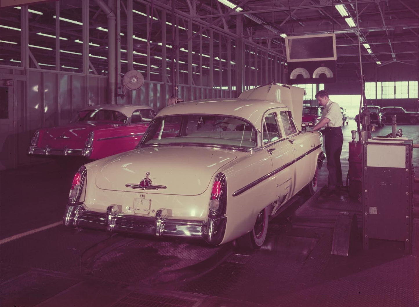 1953 Lincoln Plant dynometer testing  0401-1550