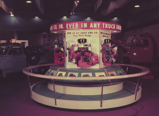 1954 Ford exhibit at Detroit Auto Show  0401-1569