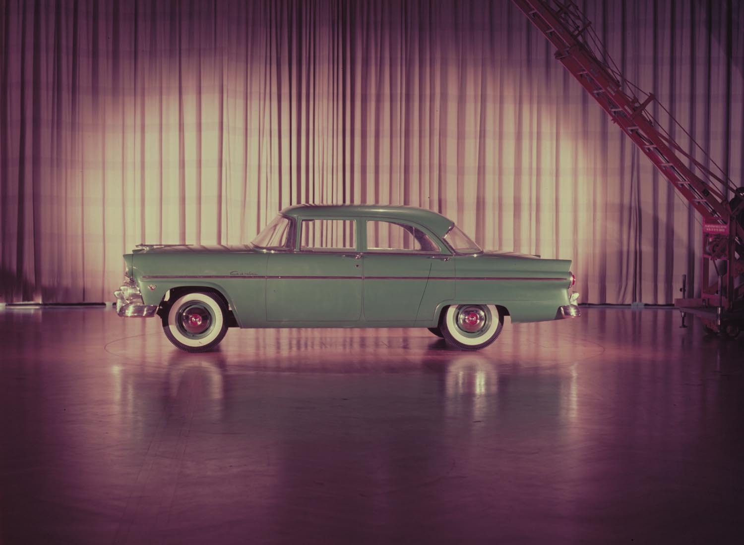 1955 Ford Customline four door sedan  0401-1624