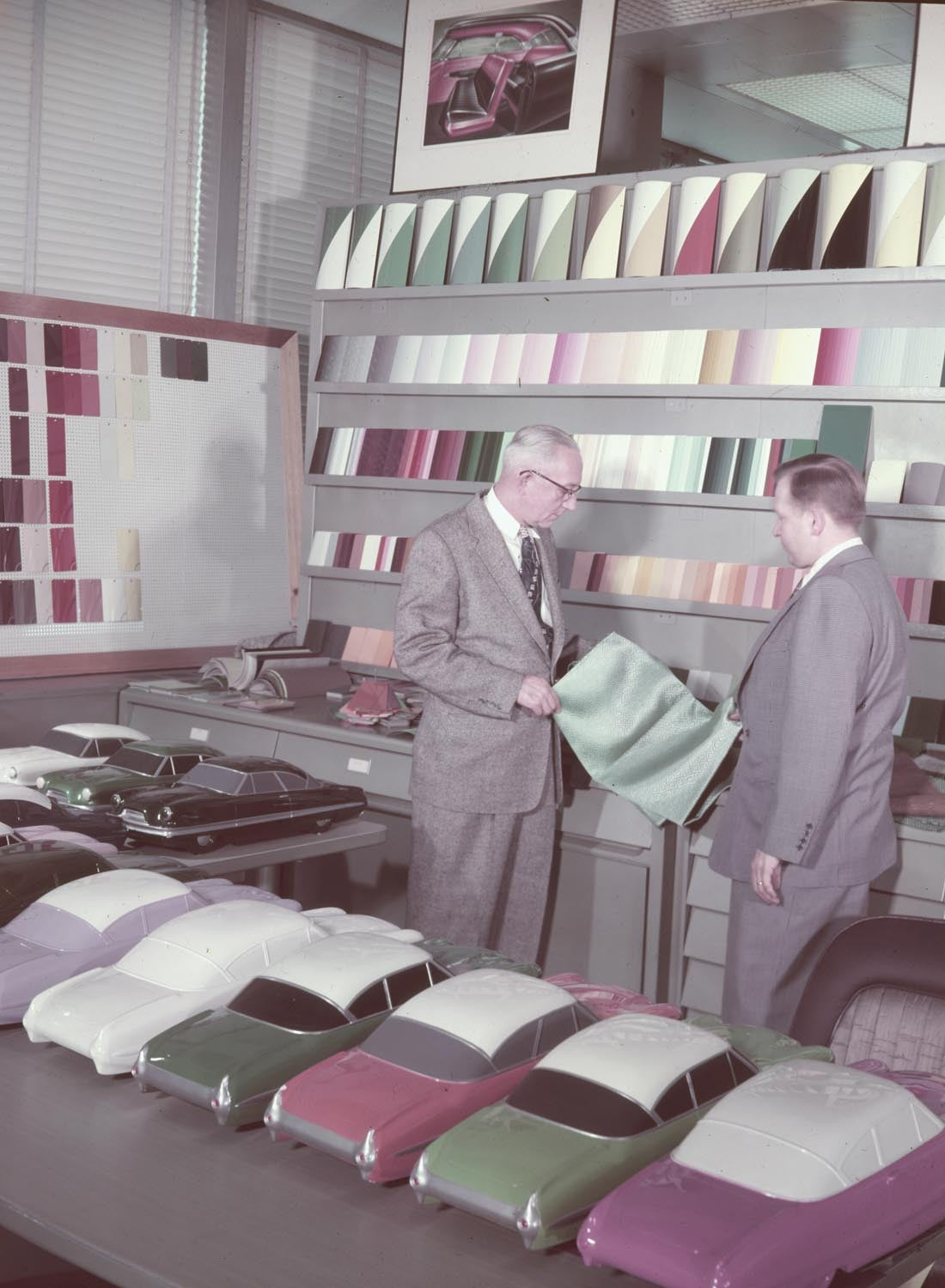1955 Ford Dearborn Engineering styling studio colo  0401-1626
