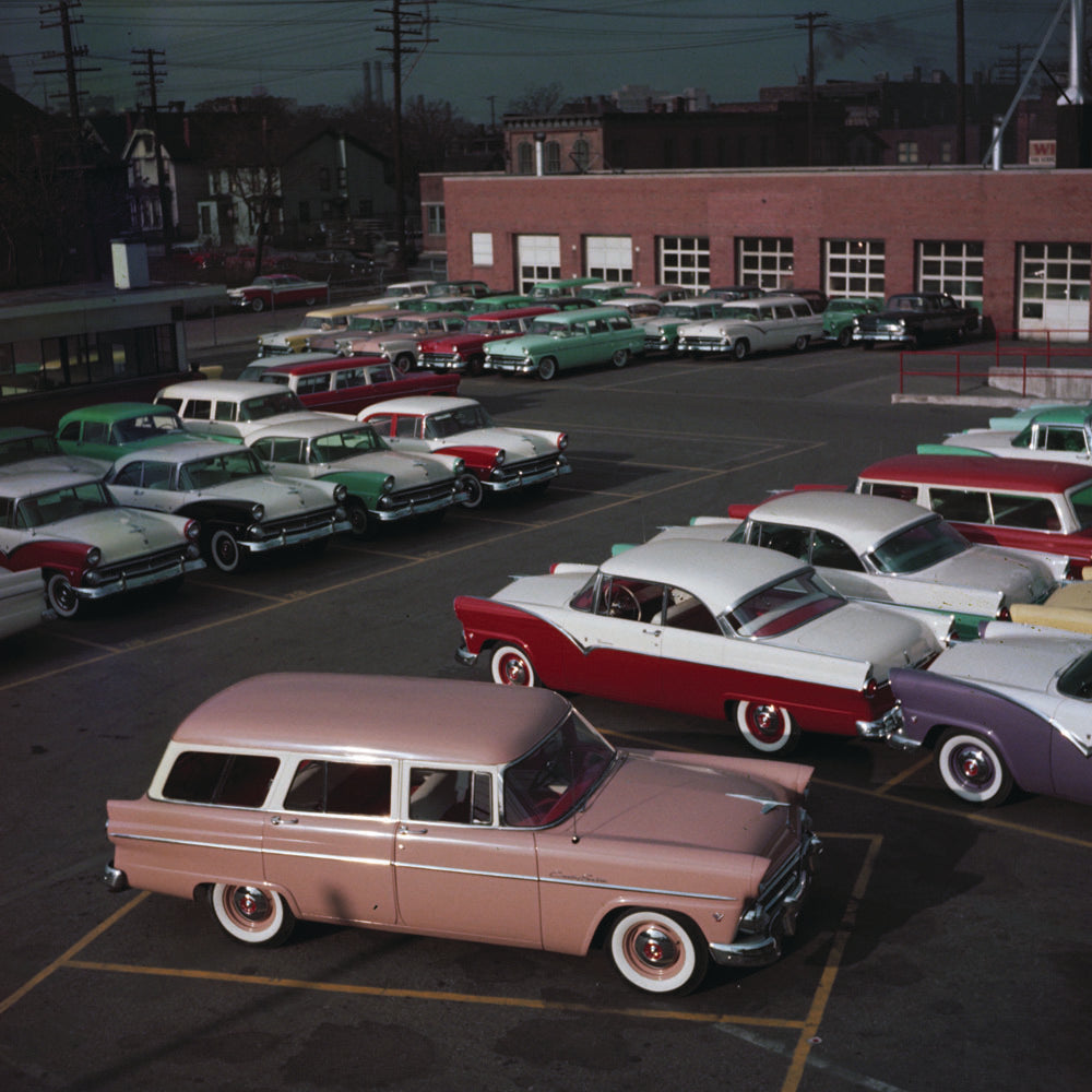 1955 Ford Factory Delivery Facility on Jefferson A  0401-1632