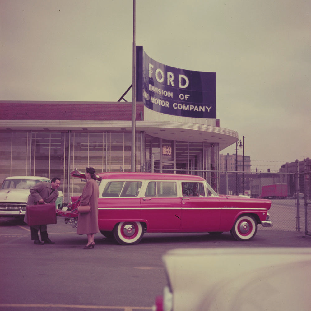 1955 Ford Factory Delivery Facility on Jefferson A  0401-1633