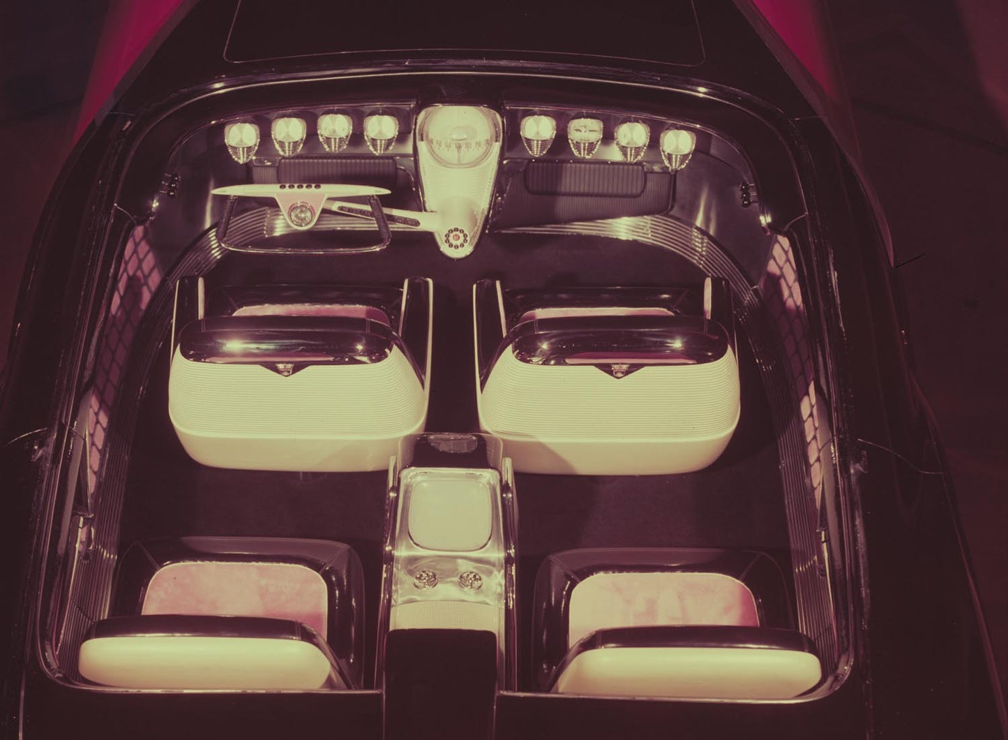 1955 Ford Mystere concept car interior  0401-1649