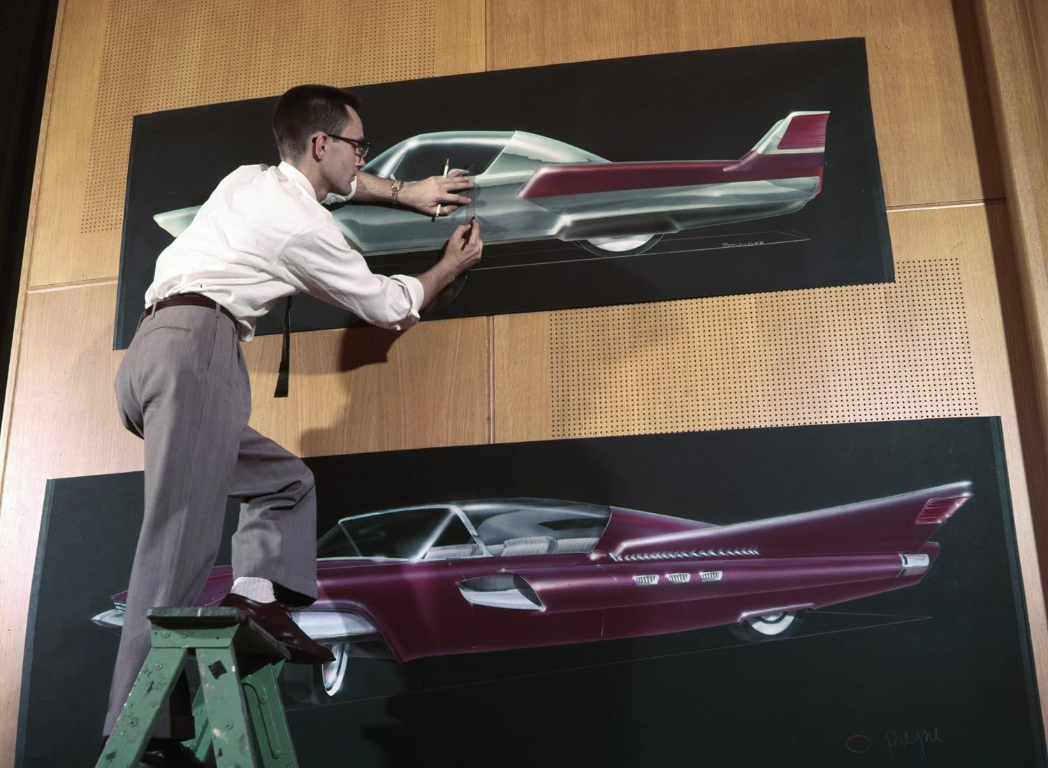 1955 Ford stylist  0401-1661