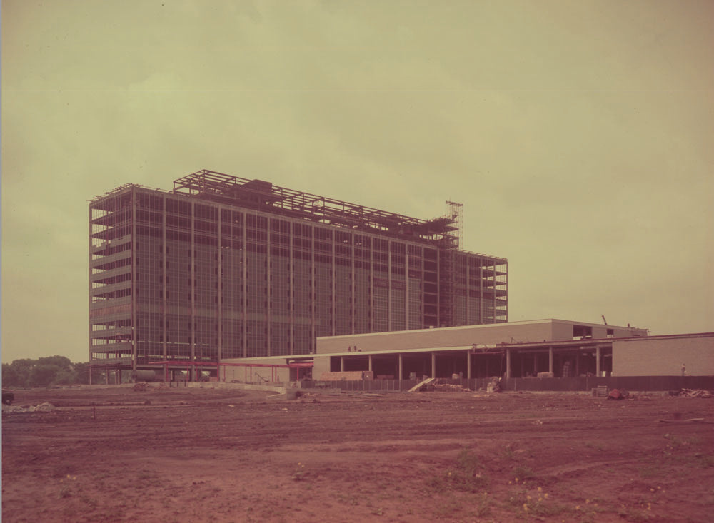 1955 Ford World Headquarters Building under constr  0401-1693