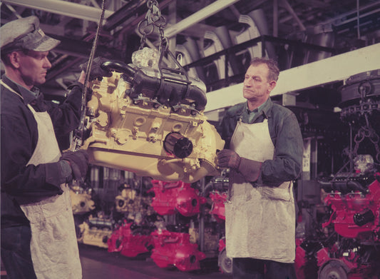 1956 Ford Atlanta Assembly Plant truck engine on  0401-1733
