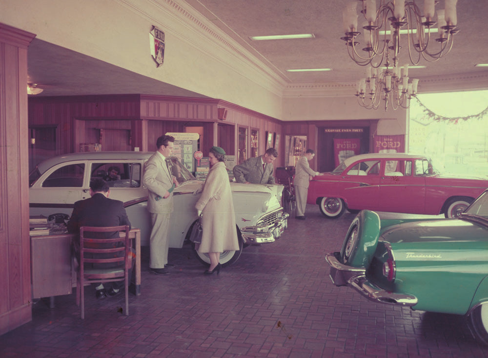 1956 Ford dealer Stuart Wilson Ford Dearborn Michi  0401-1744
