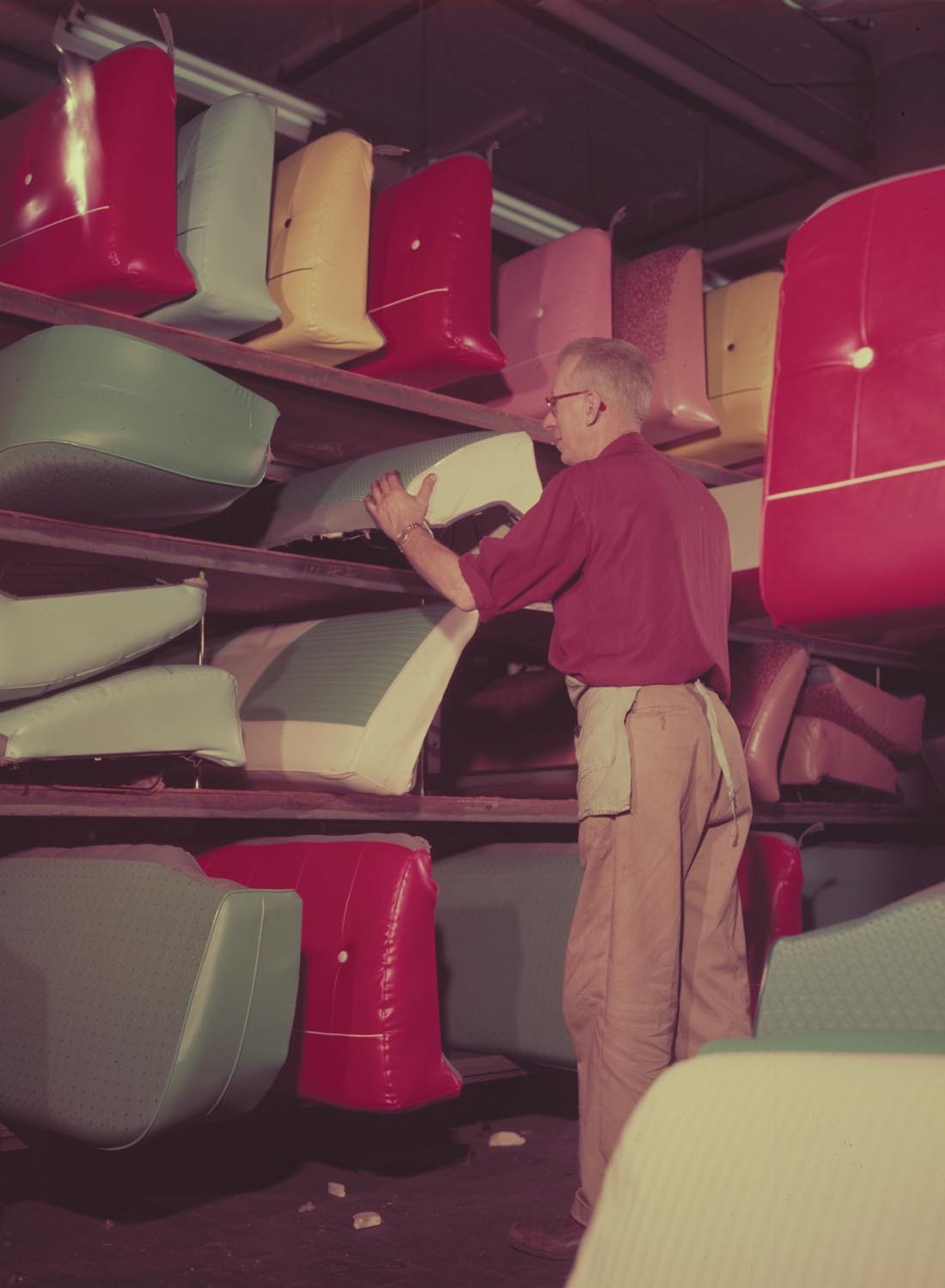 1956 Ford Dearborn Assembly Plant C. A. Olson read  0401-1745