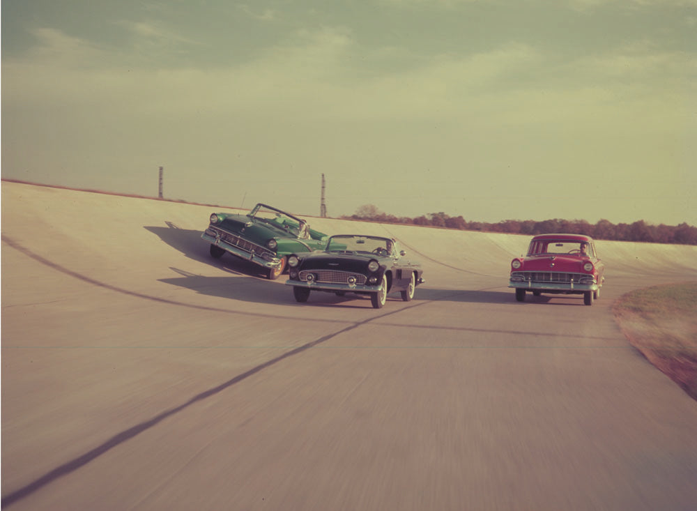 1956 Ford Dearborn Test Track Sunliner Thunderbird  0401-1747