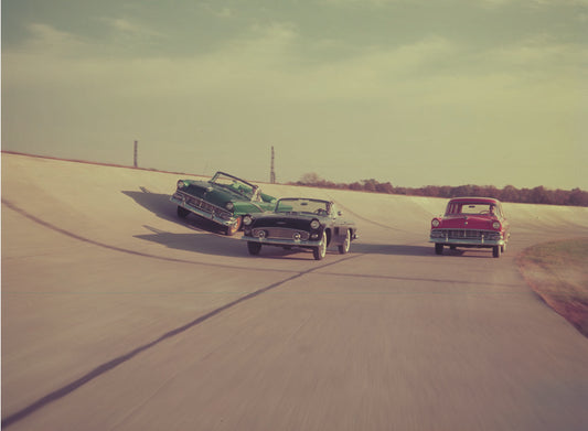 1956 Ford Dearborn Test Track Sunliner Thunderbird  0401-1747