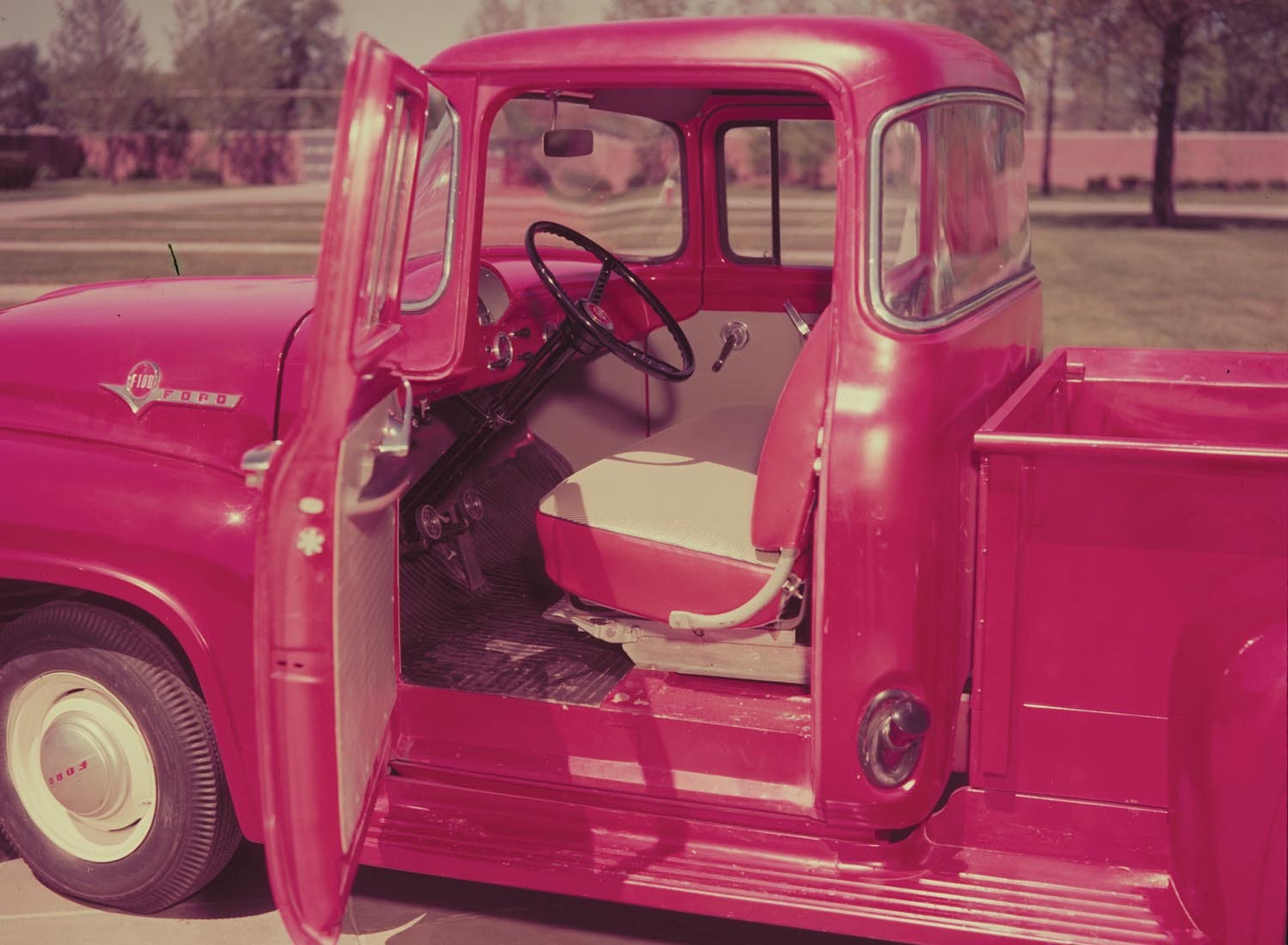 1956 Ford F 100 pickup interior  0401-1751