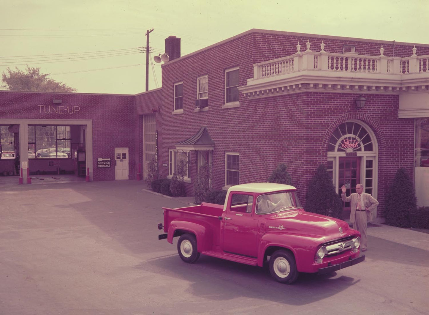 1956 Ford F 100 pickup truck Dearborn Michigan  0401-1752