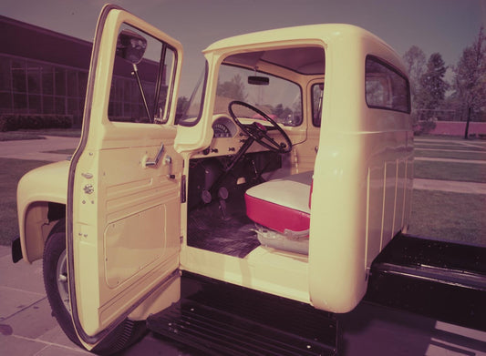 1956 Ford F 300 pickup interior  0401-1754