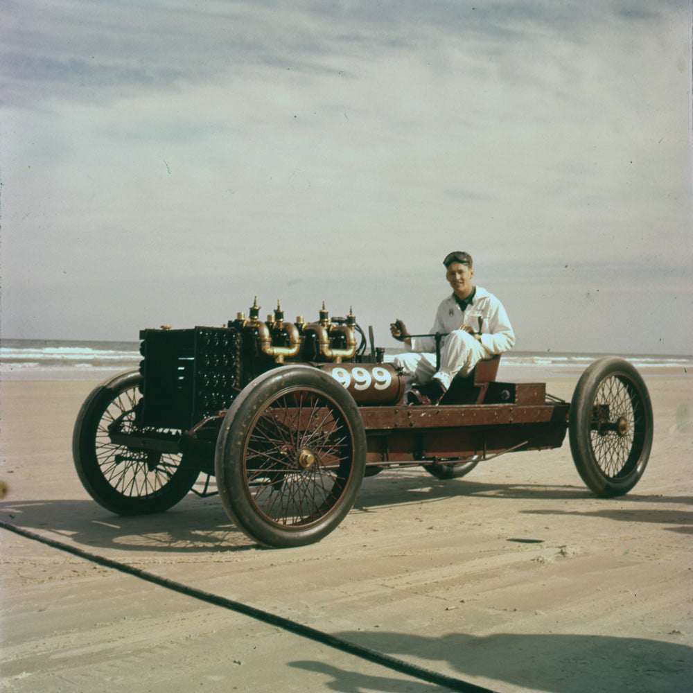 1956 Ford Old 999 race car Daytona Beach 0401-1765