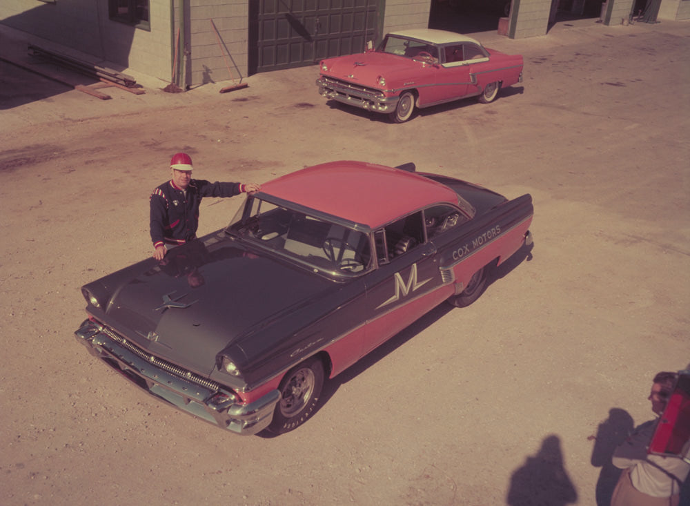 1956 Mercury race car at Daytona 0401-1828