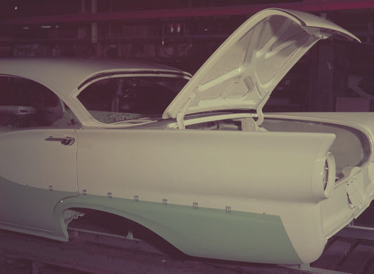 1957 Ford Dearborn Assembly Plant Fairlane body on 0401-1843