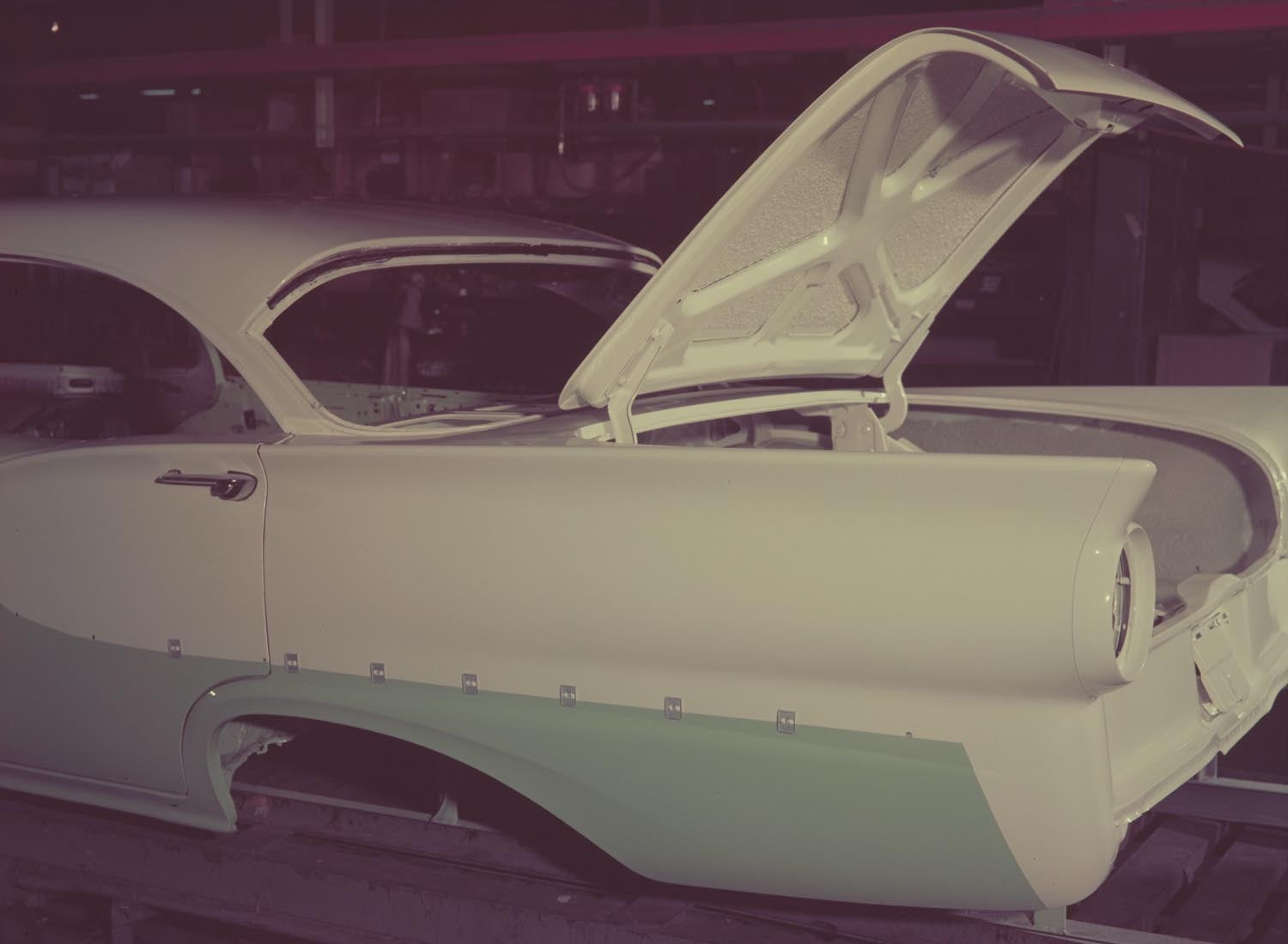 1957 Ford Dearborn Assembly Plant Fairlane body on  0401-1843