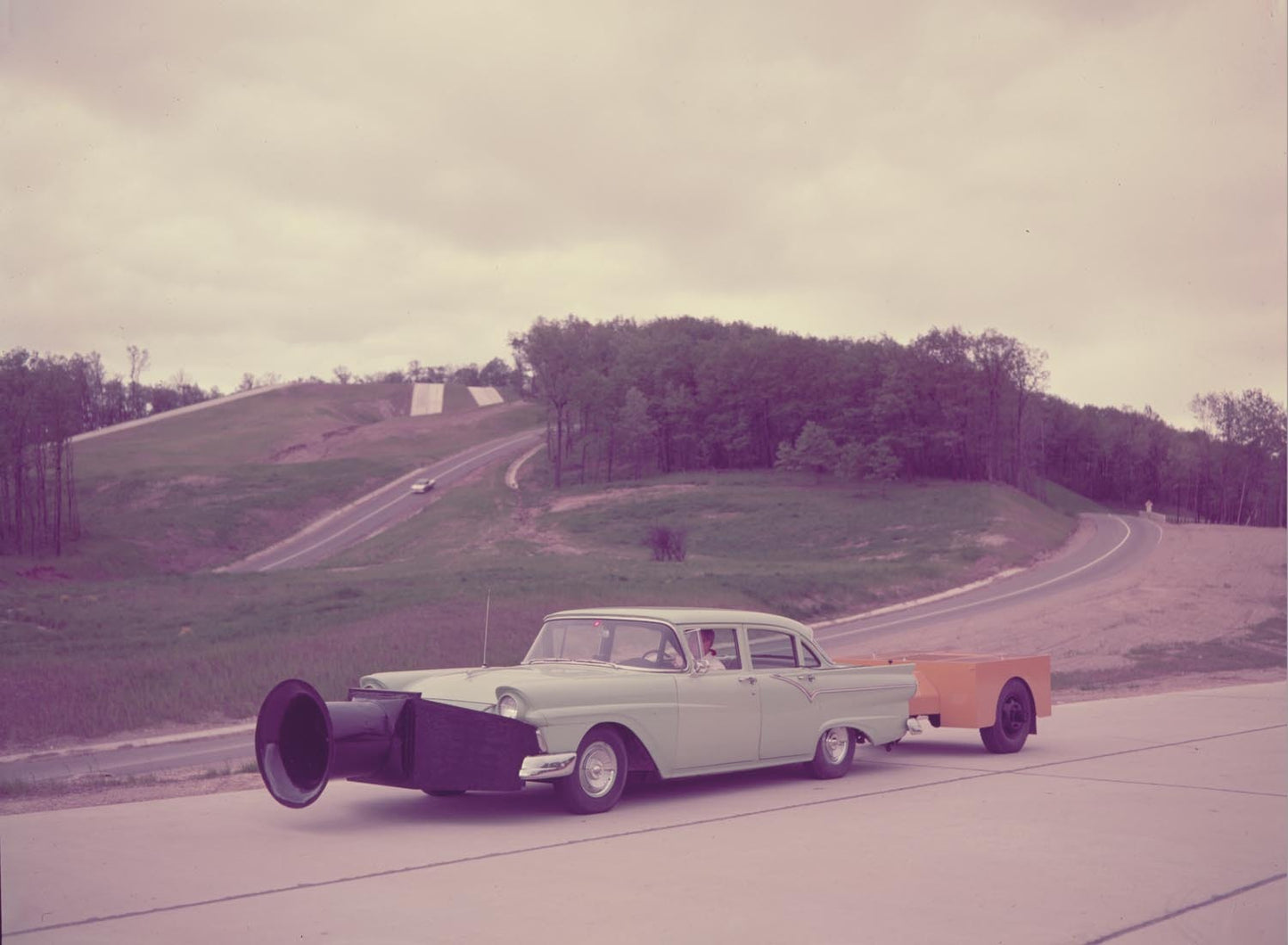 1957 Ford Michigan Proving Grounds testing  0401-1857