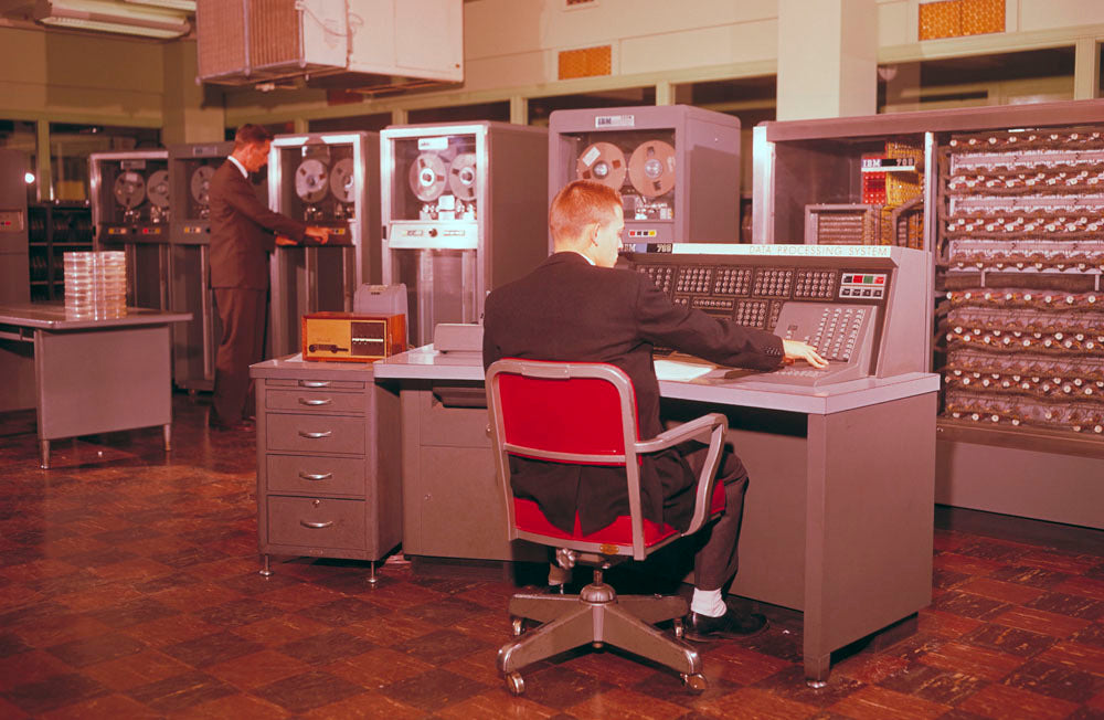 1960 Ford installation of IBM computer 0401-2117