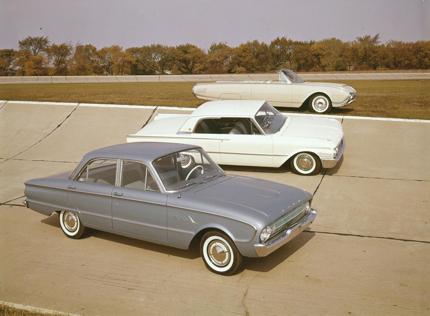 1961 Ford Falcon Fairlane 500 and Thunderbird conv  0401-2140