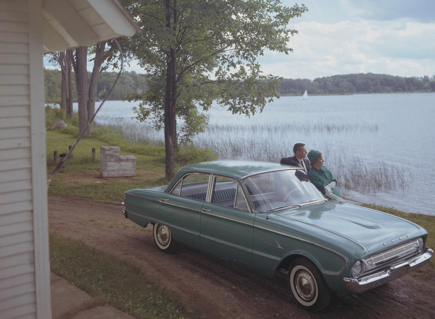 1961 Ford Falcon four door  0401-2141