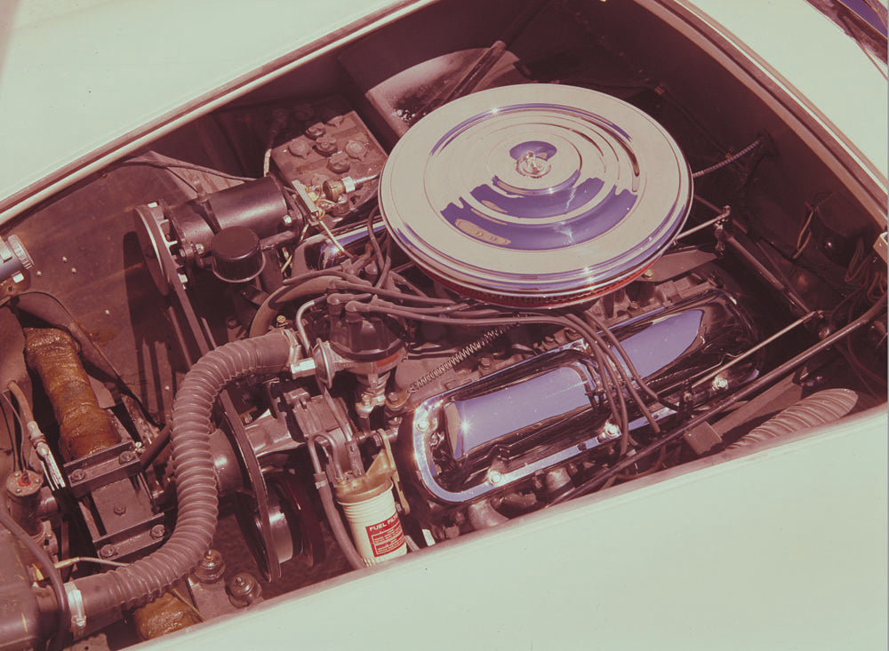 1962 Ford 260 CID engine in Cobra sports car 0401-2162