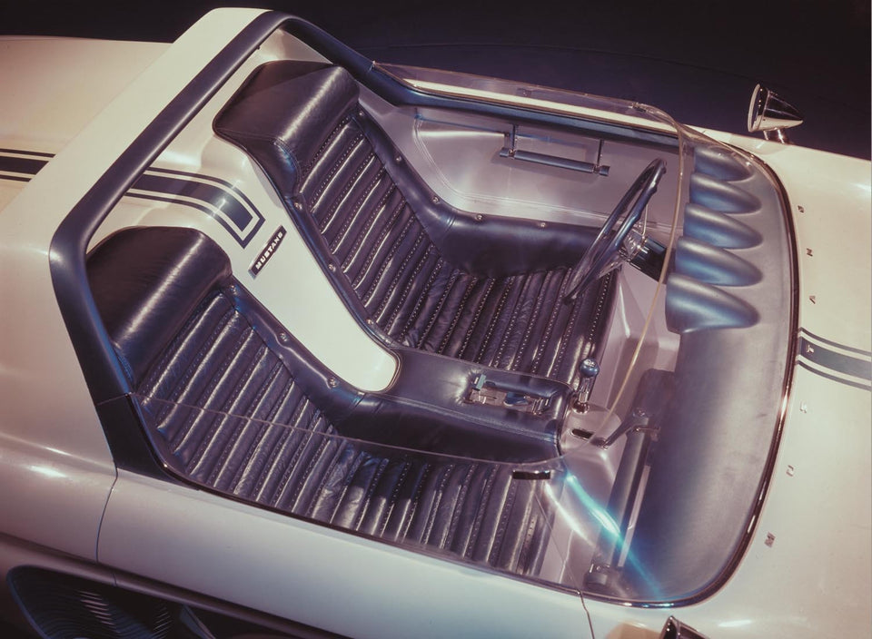 1962 Ford Mustang I concept car interior  0401-2187