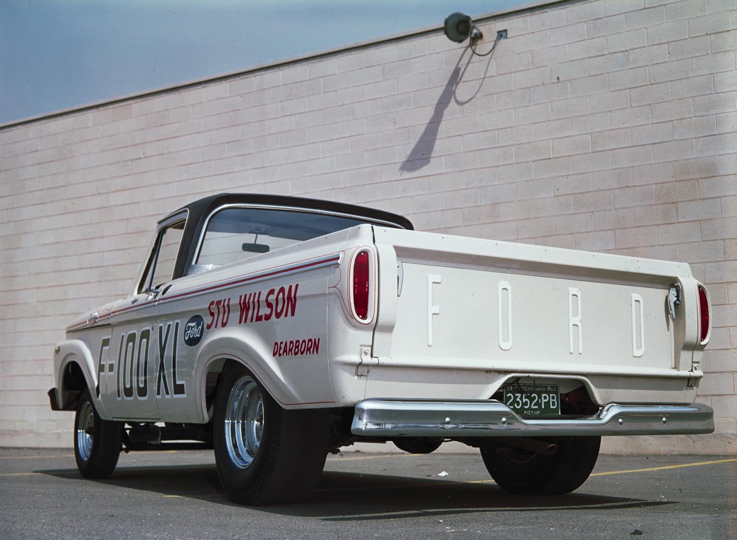 1963 Ford F 100XL drag race truck  0401-2228