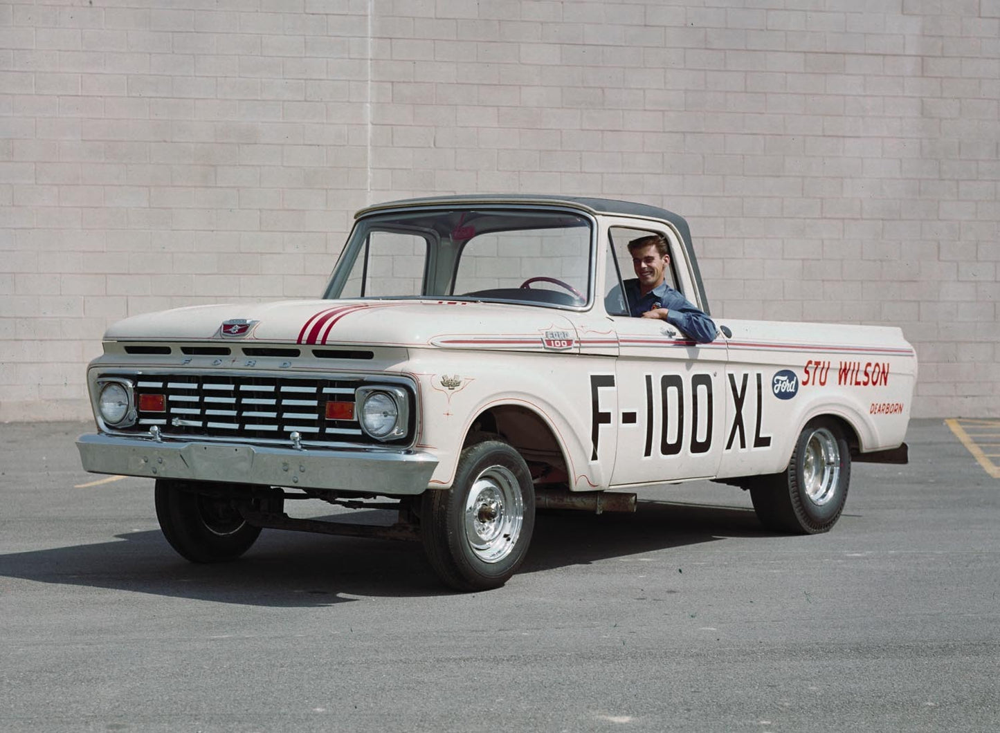 1963 Ford F 100XL drage race truck  0401-2229