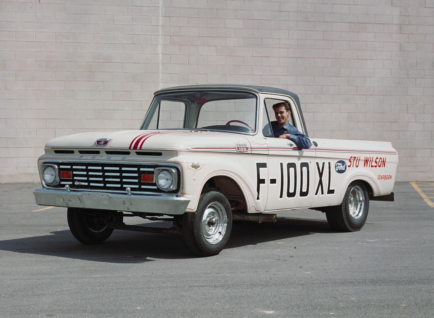 1963 Ford F 100XL drage race truck  0401-2229