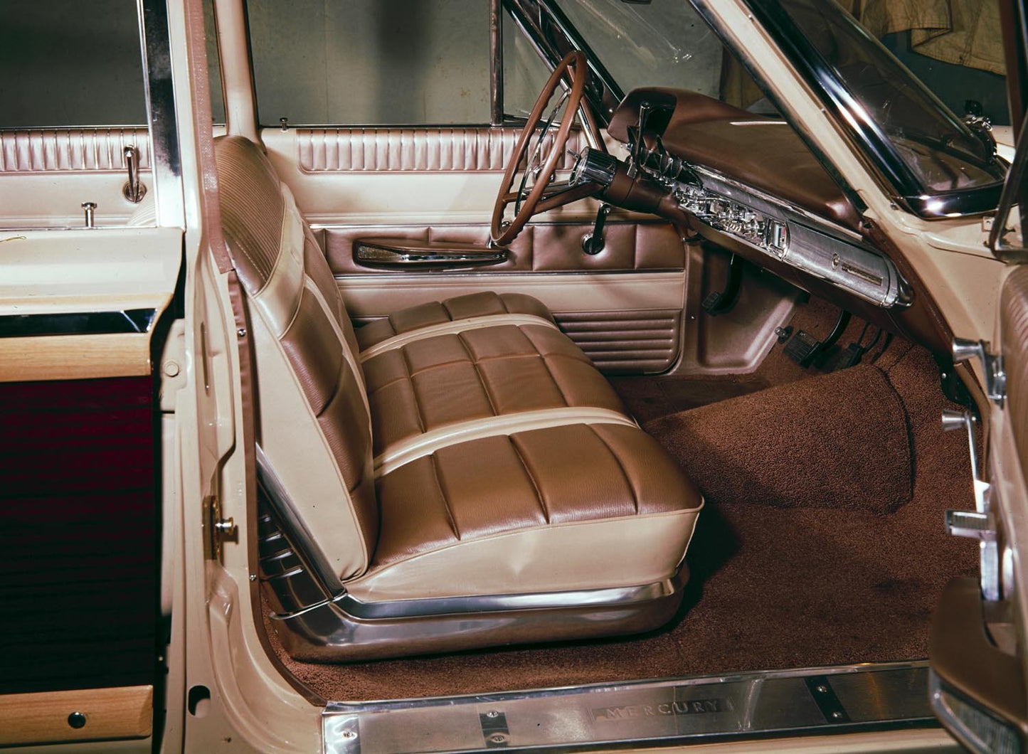 1963 Mercury Colony Park interior  0401-2239