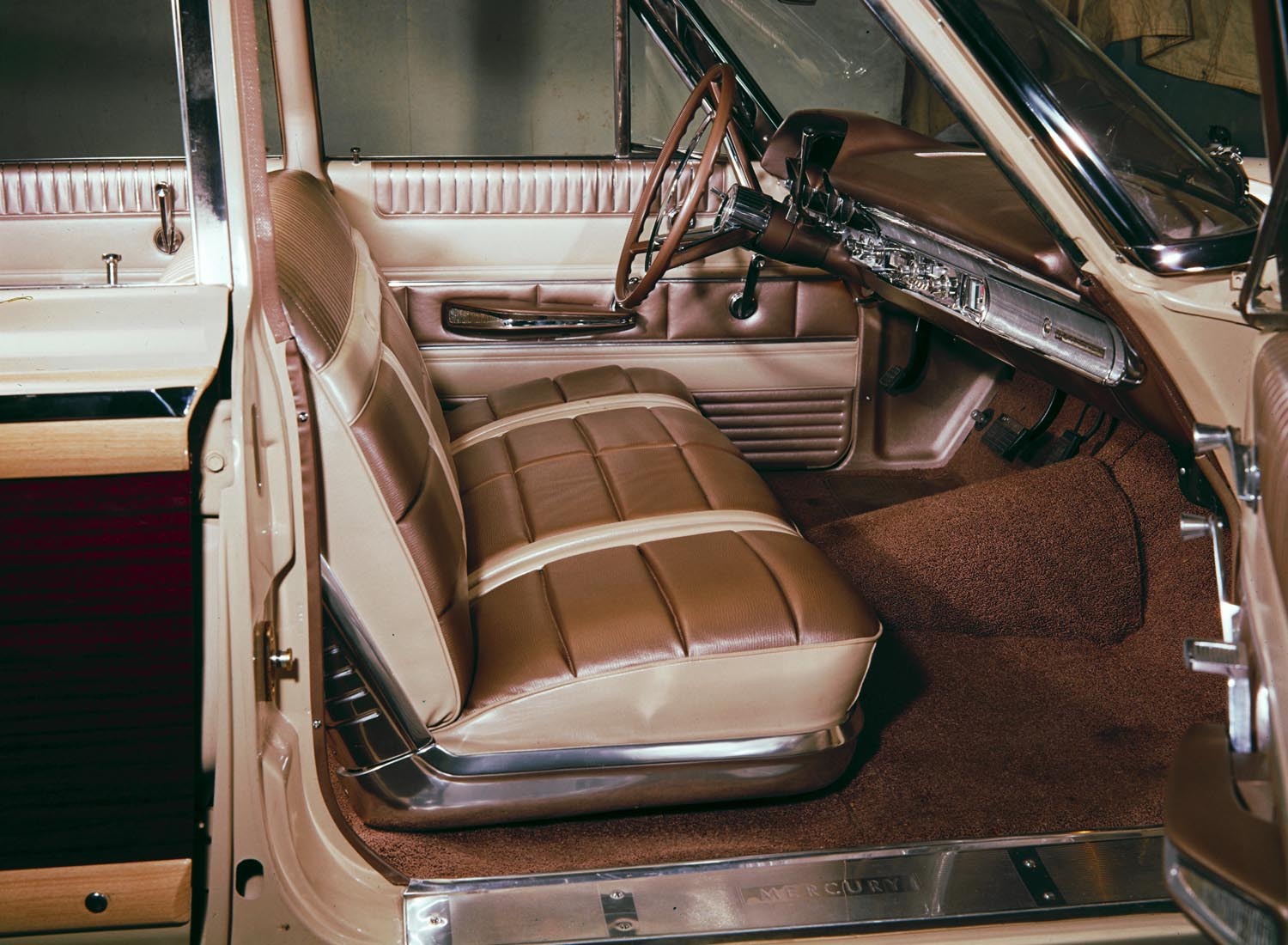 1963 Mercury Colony Park interior  0401-2239