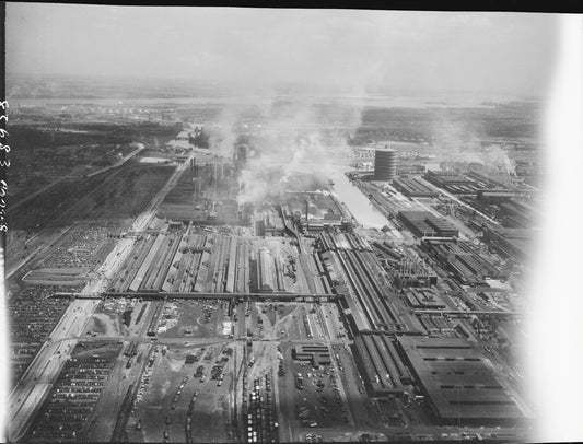 1946 Ford Rouge Complex air view 0401-5642