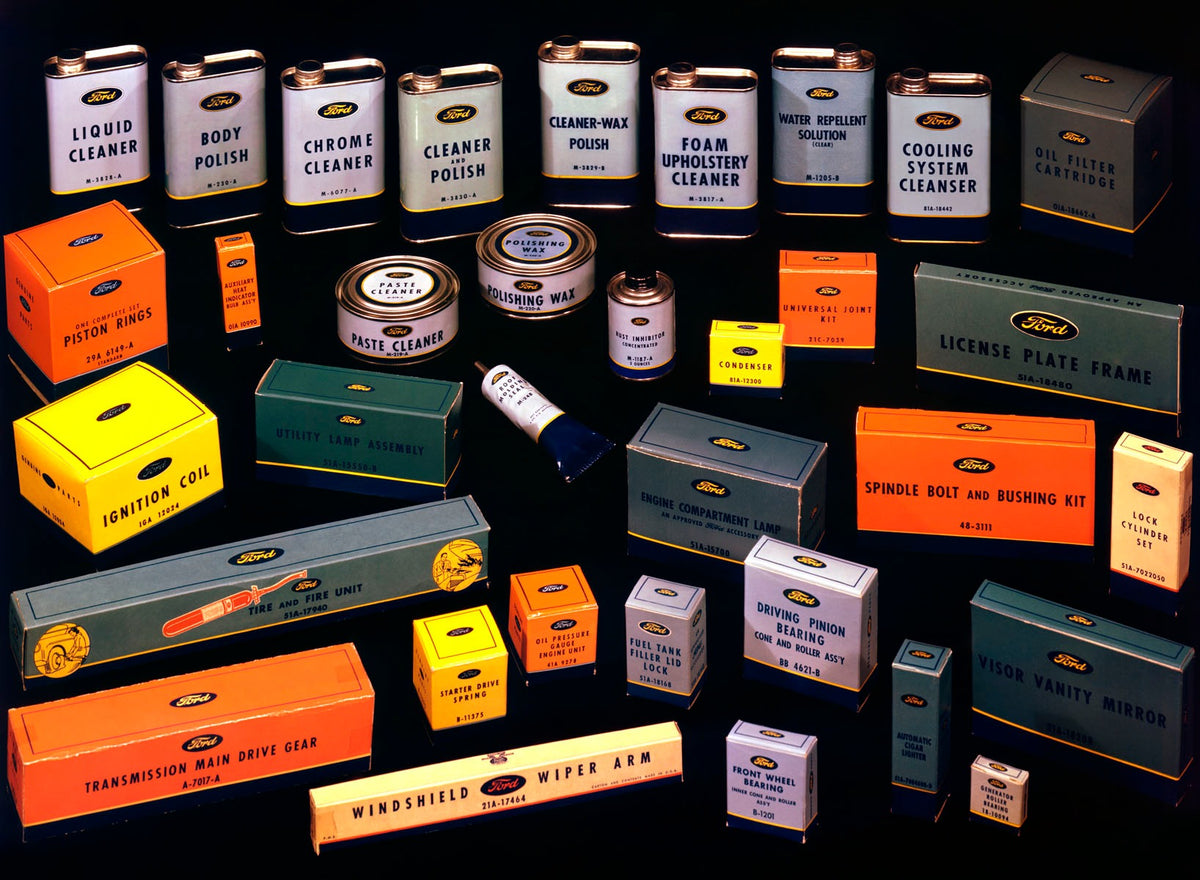 1947 Ford brand car care products and service part