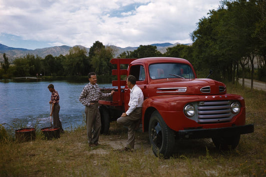 1948 Ford F 5 stake truck  0401-5830