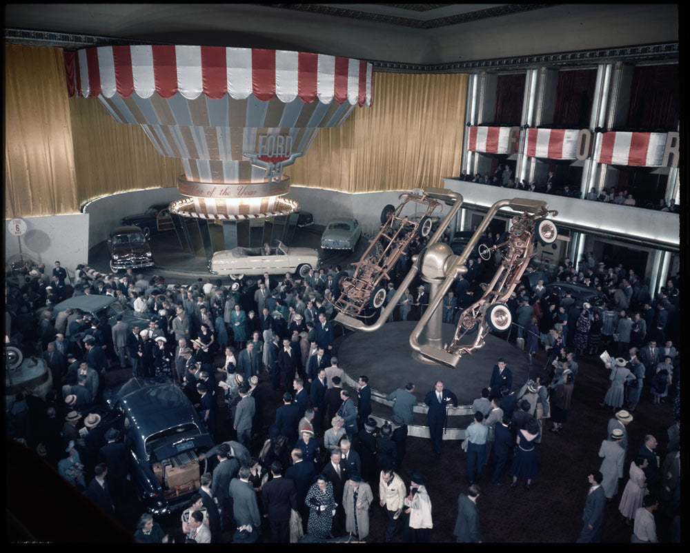 1949 Ford models introduction at Waldorf Astoria June 14 1948  0401-5896