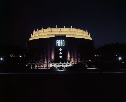 1953 Ford Rotunda at night 0401-6244