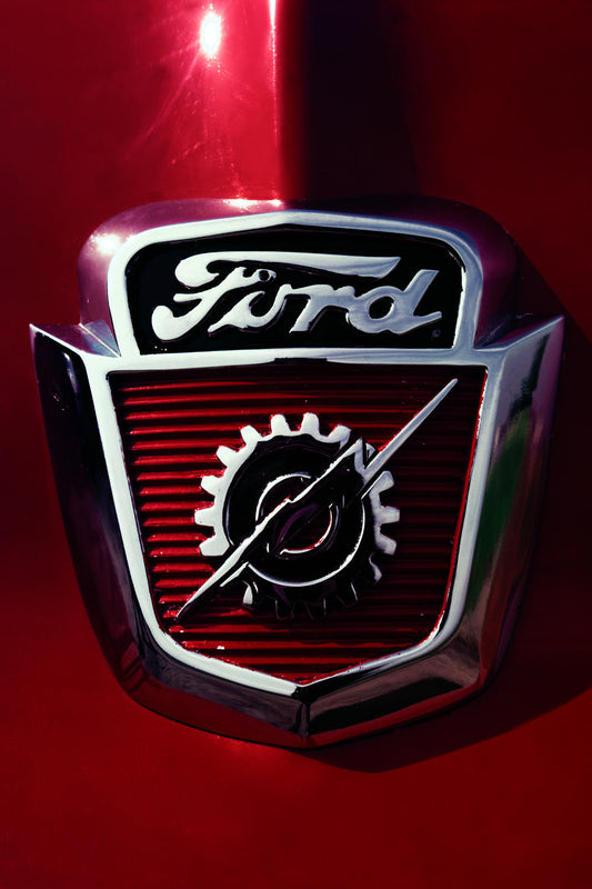 1953 Ford truck hood badge 0401-6260